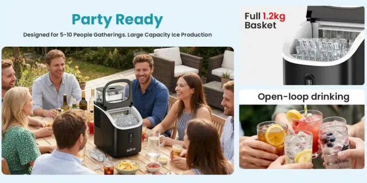 Loefme Eiswuerfelmaschine Eiswuerfelmenge Loefme Eiswuerfelmaschine Eiswuerfelmenge