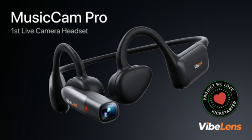 MusicCam Pro – Headset mit 4K-Kamera für Outdoor-Sport – Jetzt im Crowdfunding