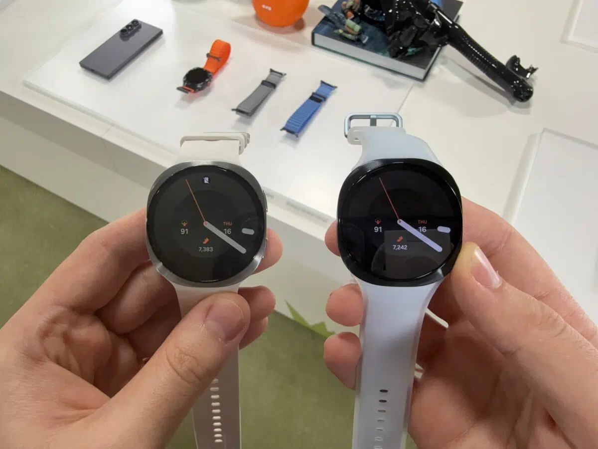 Samsung Galaxy Watch 9 beide Groessen vorne Uhr Samsung Galaxy Watch 9 beide Größen vorne Uhr