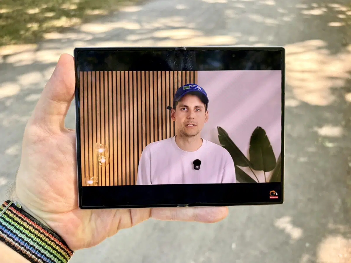 Samsung Galaxy Z Fold8 videoformat