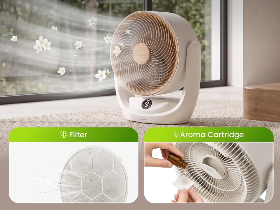 SwitchBot Battery Circulator Fan 2 Pro Filter