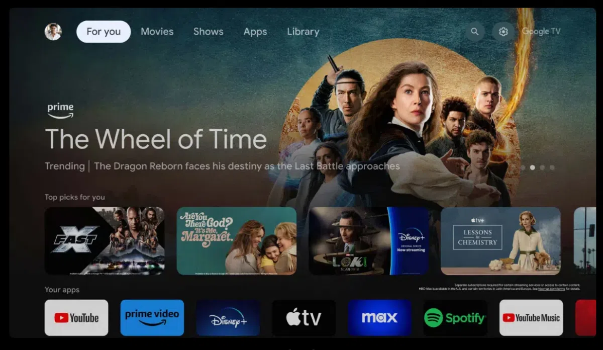 TCL 75C7K Google TV