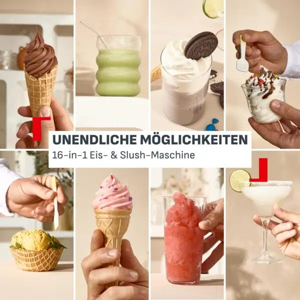 Tefal Freezi 16 in 1 Slush Machine Funktionen