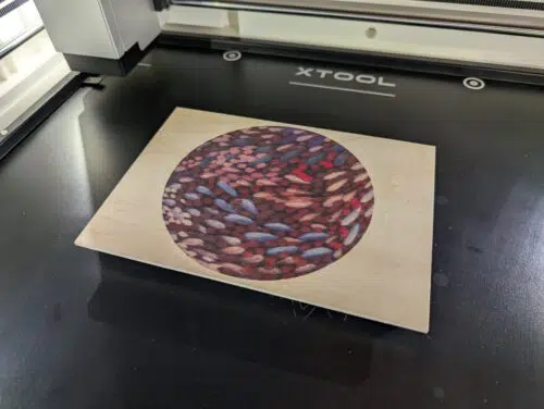 xTool M2 Test Untersetzter gedruckt