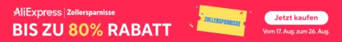 AliExpress Sale August Banner