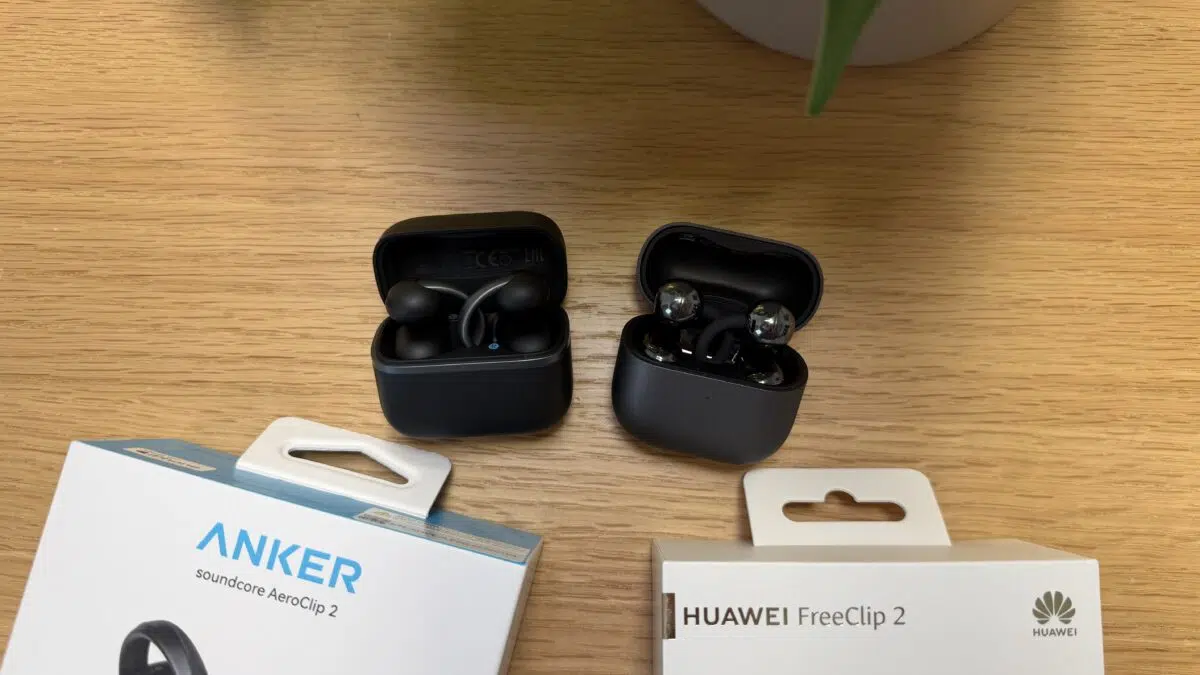 Anker AeroClip 2 und Huawei FreeClip 2 Anker AeroClip 2 und Huawei FreeClip 2