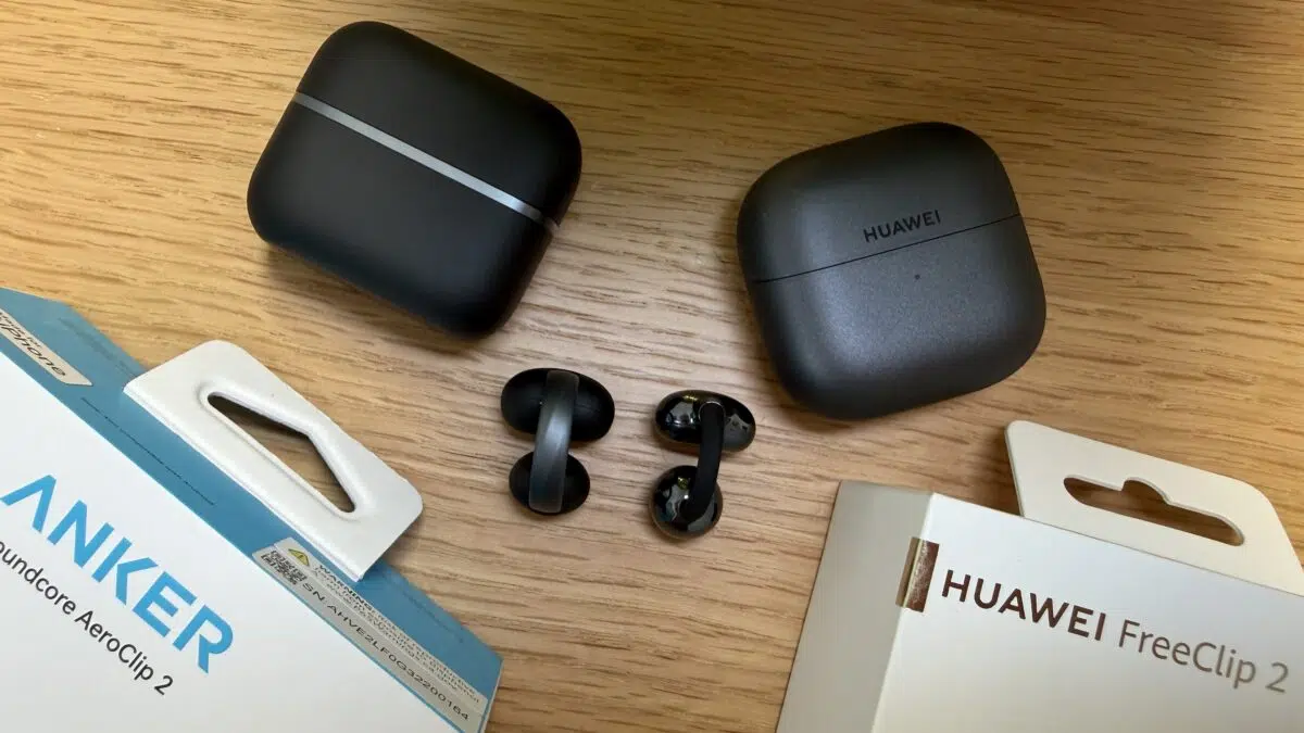 Anker AeroClip 2 und Huawei FreeClip 2 Hoerer Anker AeroClip 2 und Huawei FreeClip 2 Hoerer