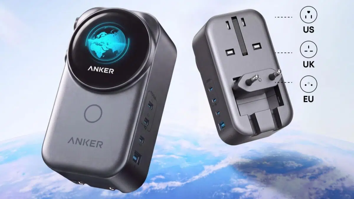 Anker Nano Reiseadapter mit Display 1