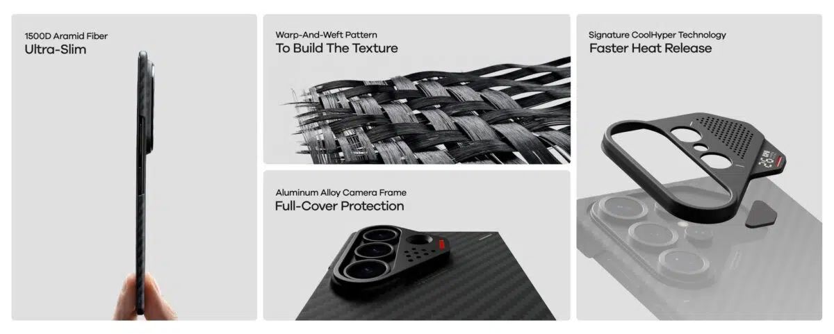 Aulumu Aramid Fiber Cases fuer Samsung Galaxy S26 und Fold Z8 2