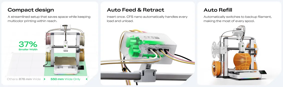Creality Sparkxi7 nano new features Creality Sparkxi7 nano new features