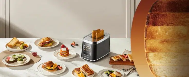 Dreame ToastControl Toaster Braeunungsstufen