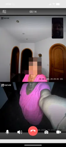 Ezviz EP8 Ultra Video Tuerklingel Test App Bildqualitaet Nacht Ezviz EP8 Ultra Video Tuerklingel Test App Bildqualitaet Nacht