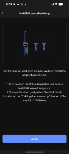 Ezviz EP8 Ultra Video Tuerklingel Test App Einrichtung8 Ezviz EP8 Ultra Video Tuerklingel Test App Einrichtung8