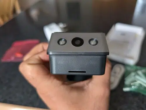 Ezviz EP8 Ultra Video Tuerklingel Test Cam unten mit LEDs Ezviz EP8 Ultra Video Tuerklingel Test Cam unten mit LEDs