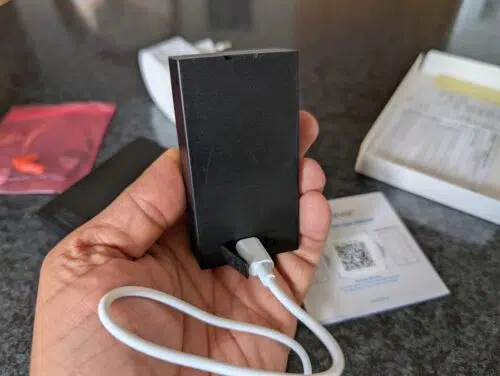 Ezviz EP8 Ultra Video Tuerklingel Test USB C Laden Ezviz EP8 Ultra Video Tuerklingel Test USB C Laden