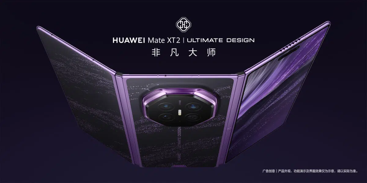Huawei Mate XT 2 Trifold Smartphone Violett