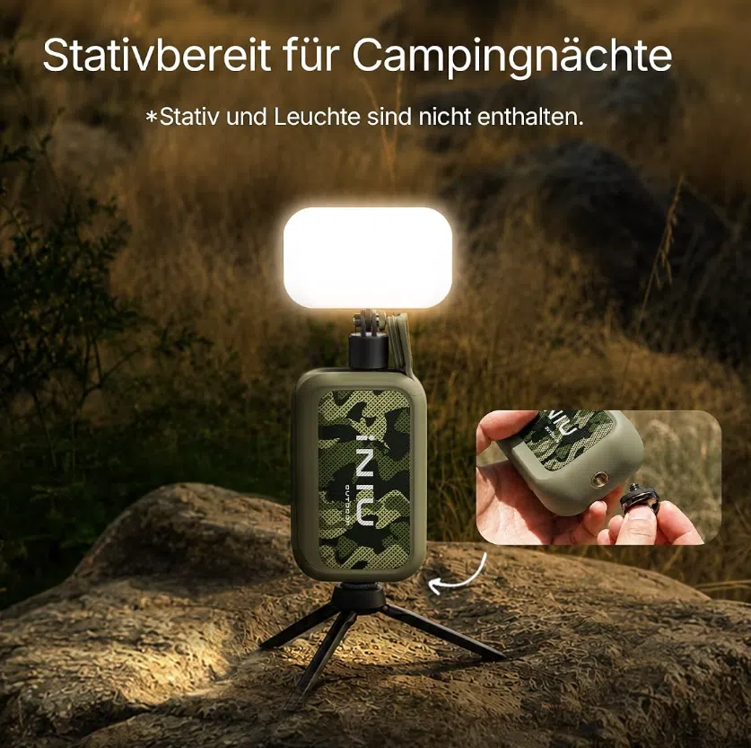 INIU 45 W Outdoor Powerbank Stativ INIU 45 W Outdoor-Powerbank Stativ