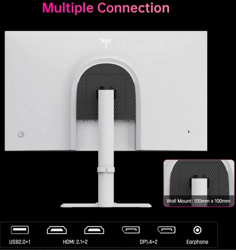 KTC H27E6 Anschluesse KTC H27E6 Anschluesse