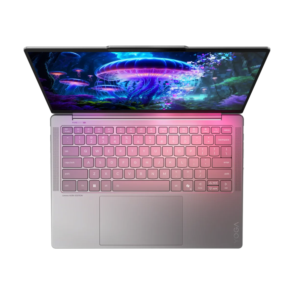 Lenovo Yoga Slim 7 14ILL10 von oben Lenovo Yoga Slim 7 14ILL10 von oben