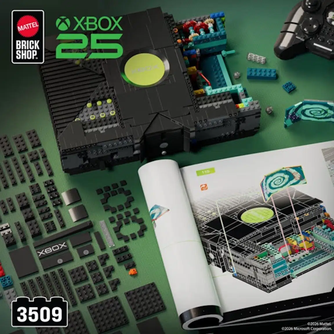 Mattel Microsoft Xbox Klemmbaustein Set 3 Mattel Microsoft Xbox Klemmbaustein Set 3