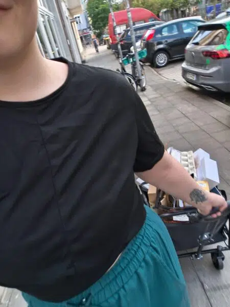 Mini Faltbollerwagen Maike Draussen