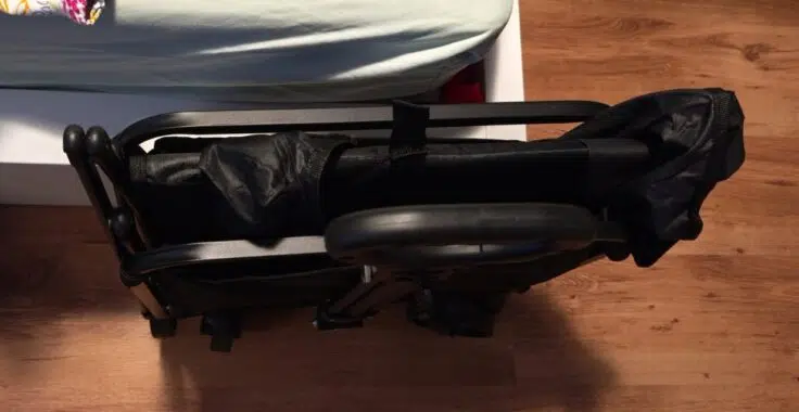 Mini Faltbollerwagen Zusammengeklappt