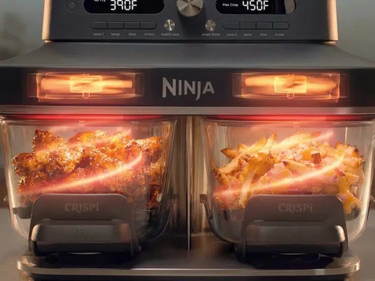 Ninja Crispi DualZone Air Fryer Hitzeverteilung Ninja Crispi DualZone Air Fryer Hitzeverteilung