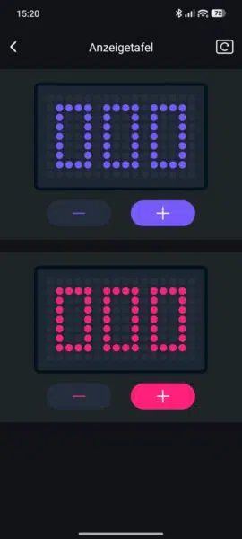 ORICO PixCharge LED Pixel Display Powerbank Counter App