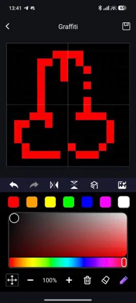ORICO PixCharge LED Pixel Display Powerbank Grafitti App