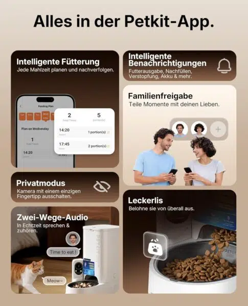 PETKIT YumShare Solo 2 Futterautomat App
