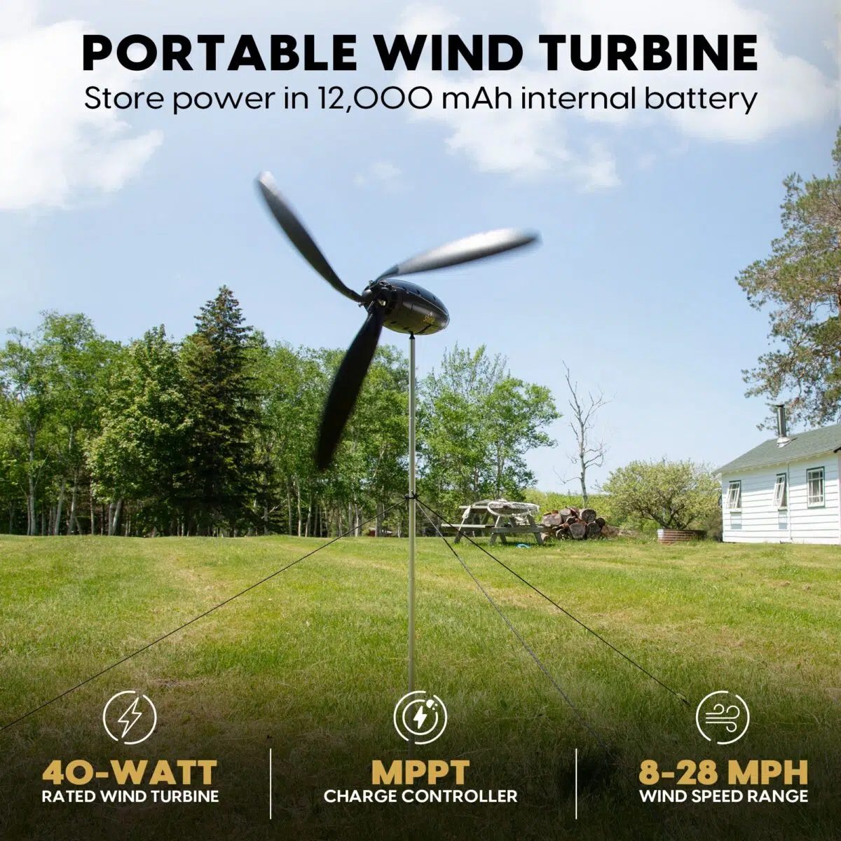 Portable Wind Turbine Shine 2 Windkraftwerk 2 Portable Wind Turbine Shine 2 Windkraftwerk 2