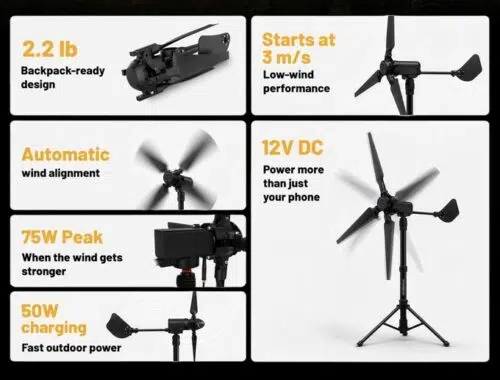 Portable Windturbine Ventyra 2 Windkraftwerk 3 Portable Windturbine Ventyra 2 Windkraftwerk 3