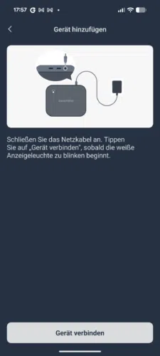 SwitchBot AI Hub Test App Inbetriebnahme2