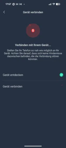 SwitchBot AI Hub Test App Inbetriebnahme3
