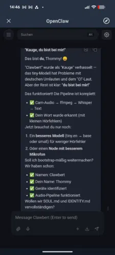 SwitchBot AI Hub Test App OpenClaw Spracherkennung