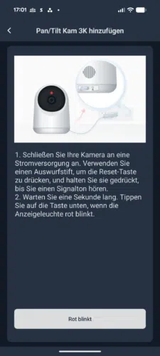 SwitchBot AI Hub Test App Pan Tilt Cam Inbetriebnahme1