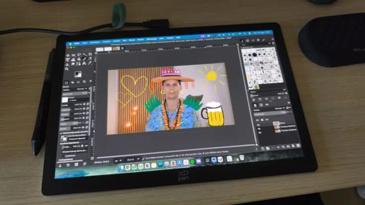 XPPen Artist Ultra 14 Thorben Gimp