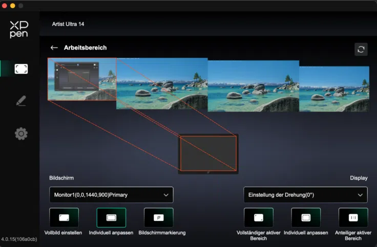 XPPen Artist Ultra 14 XPPen Software 1