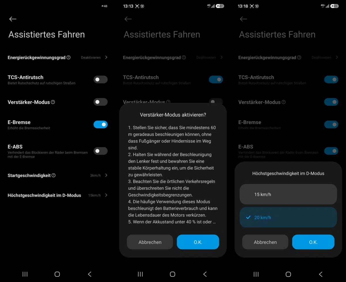 Xiaomi Electric Scooter 6 Ultra App Assistiertes Fahren Xiaomi Electric Scooter 6 Ultra App Assistiertes Fahren