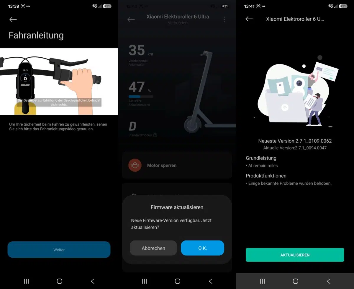 Xiaomi Electric Scooter 6 Ultra App Einrichtung Xiaomi Electric Scooter 6 Ultra App Einrichtung