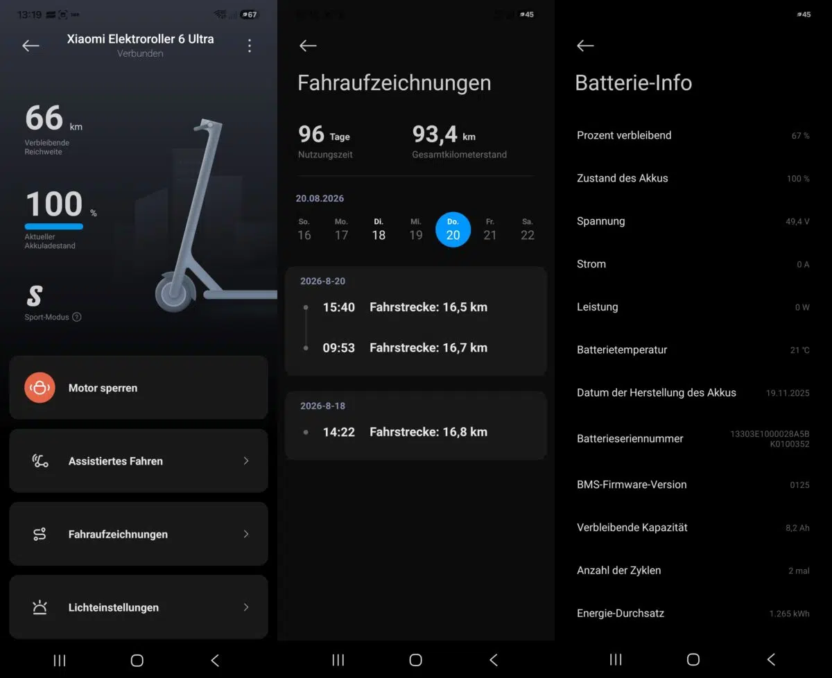 Xiaomi Electric Scooter 6 Ultra App Infos Xiaomi Electric Scooter 6 Ultra App Infos