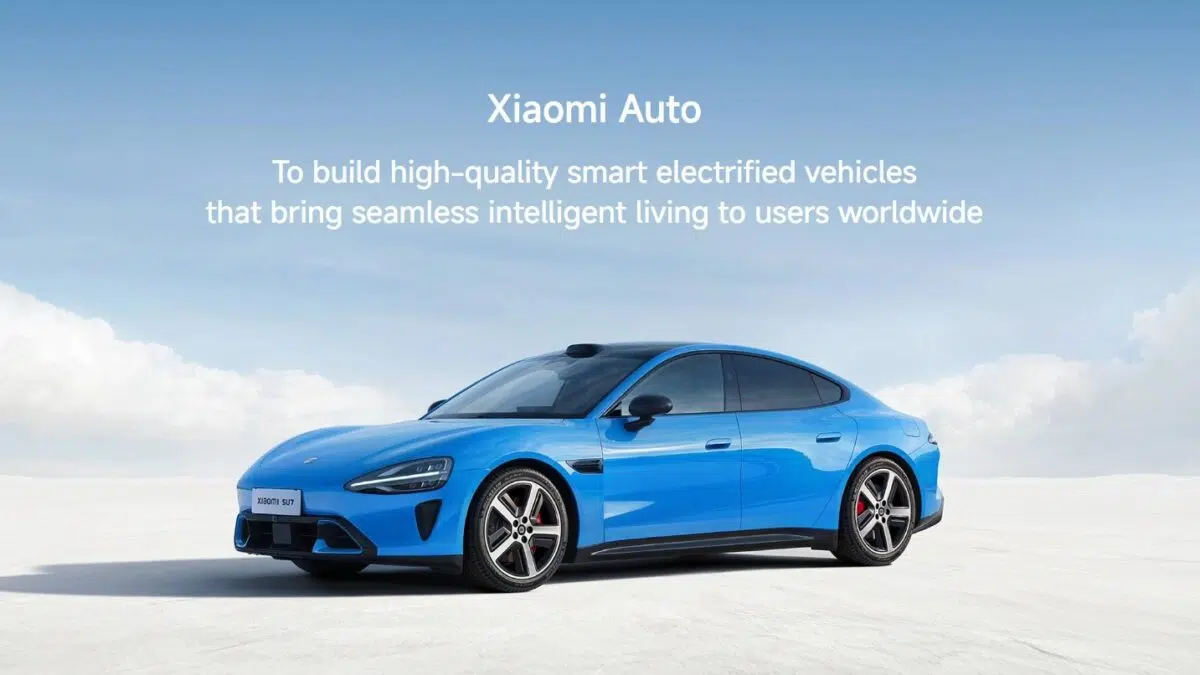 Xiaomiauto Ankpndigung des Europastarts Xiaomiauto Ankpndigung des Europastarts