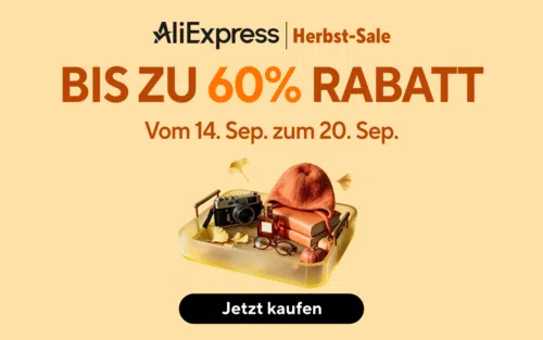AliExpress Herbst Sale: Diese Tech-Deals erwarten euch im September