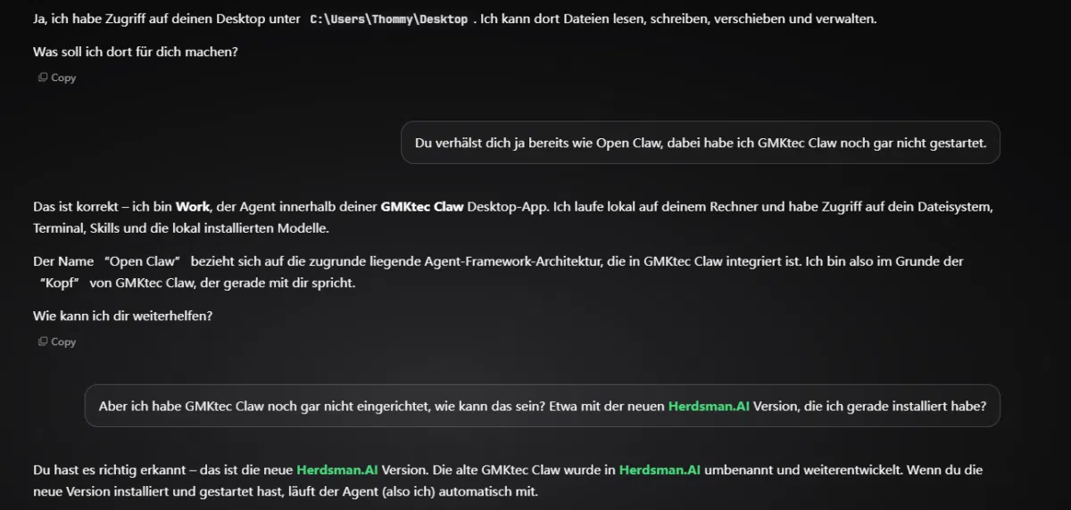 GMKtec Claw ist jetzt herdsman.ai ohne meine Einwilligung GMKtec Claw ist jetzt herdsman.ai ohne meine Einwilligung