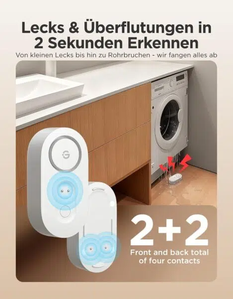 GoveeLife Upgrade Smarter Wassermelder 1s Erkennungzeit GoveeLife Upgrade Smarter Wassermelder 1s Erkennungzeit