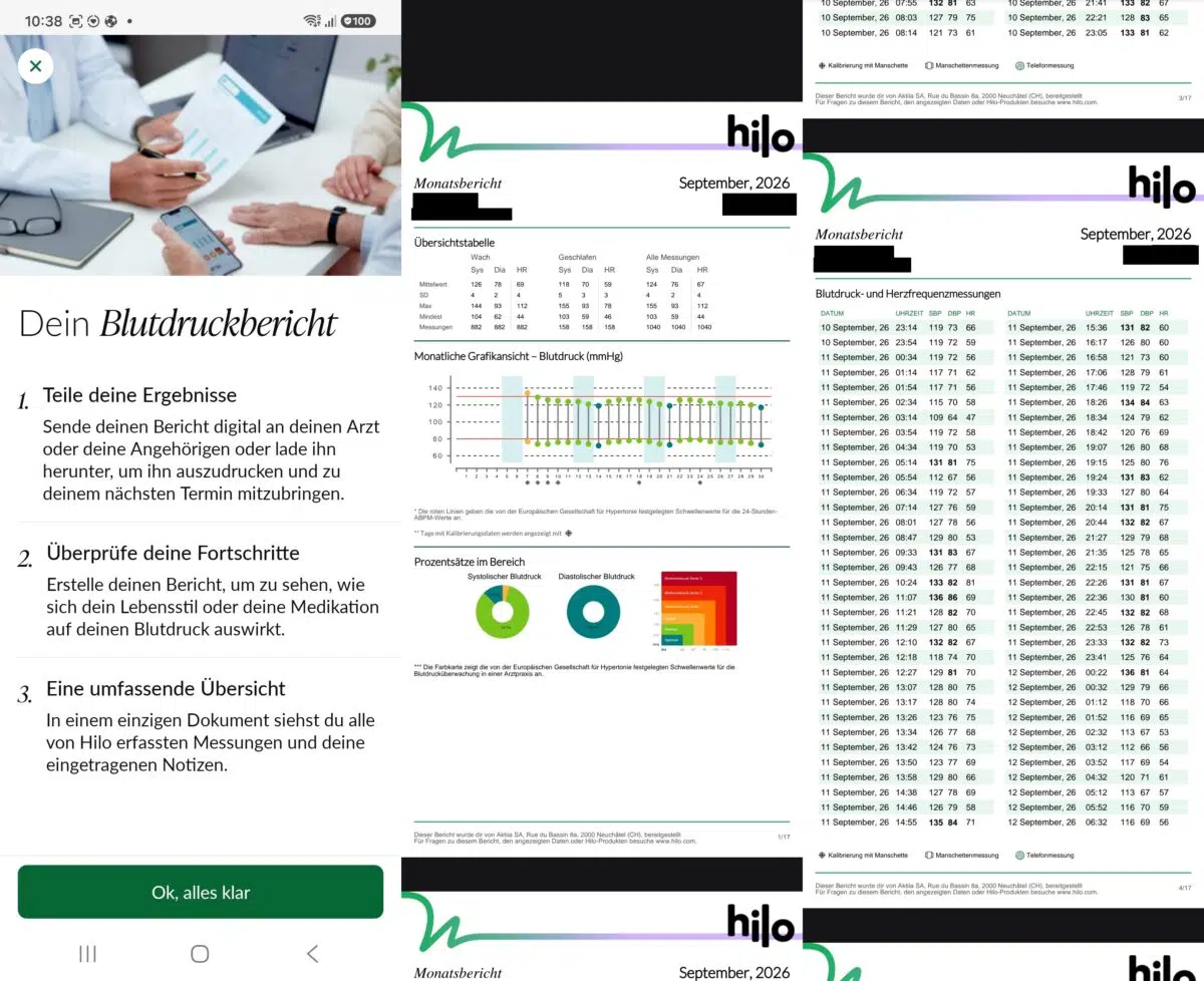 Hilo Band App Monatsbericht Blutdruck 1 Hilo Band App Monatsbericht Blutdruck 1