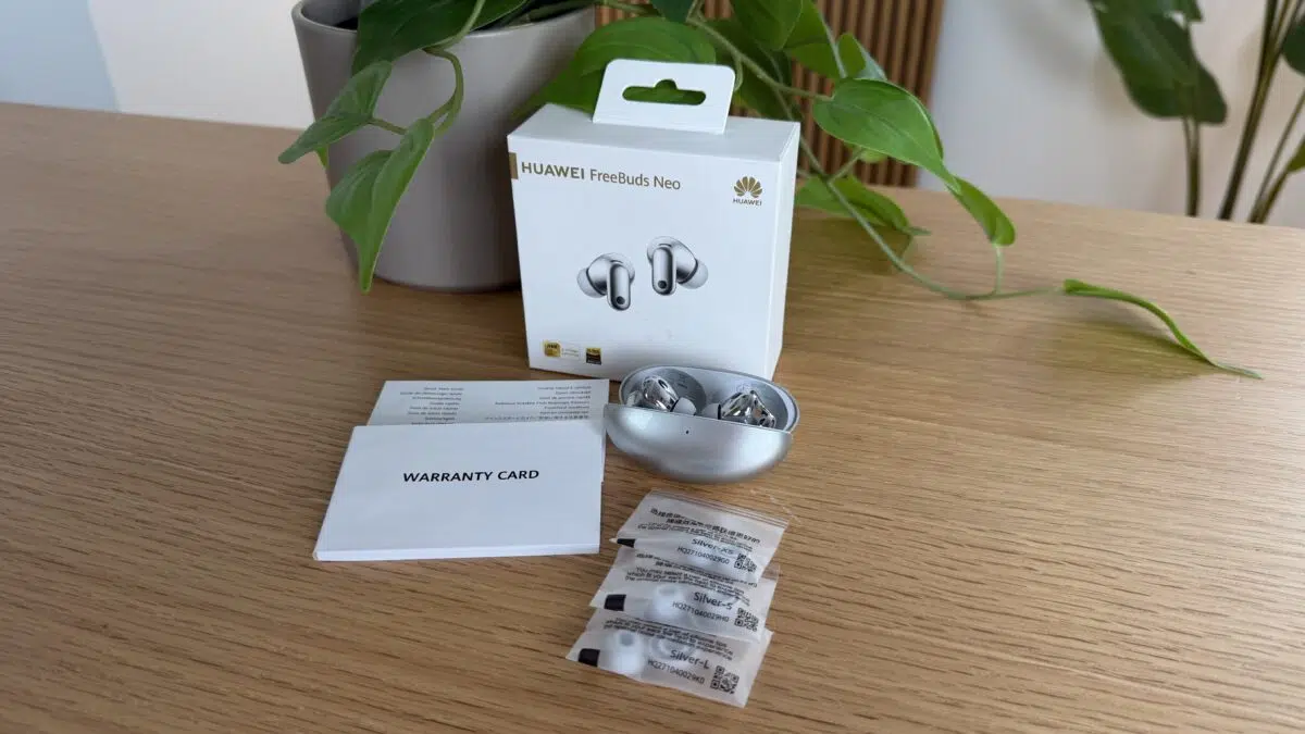 Huawei FreeBuds Neo Lieferumfang Huawei FreeBuds Neo Lieferumfang