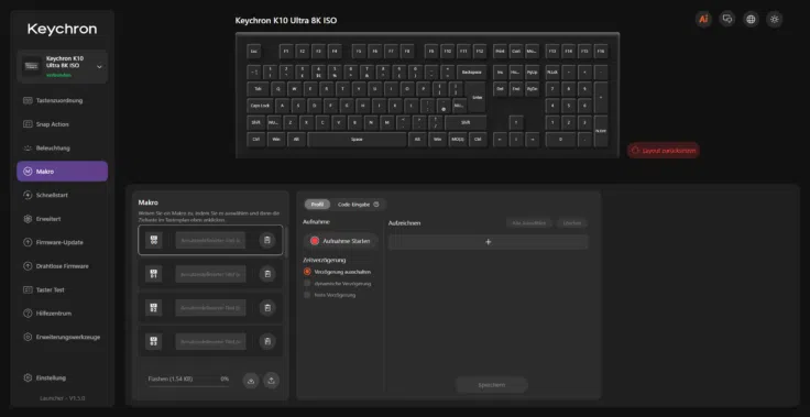Keychron K10 Ultra 8K Makro