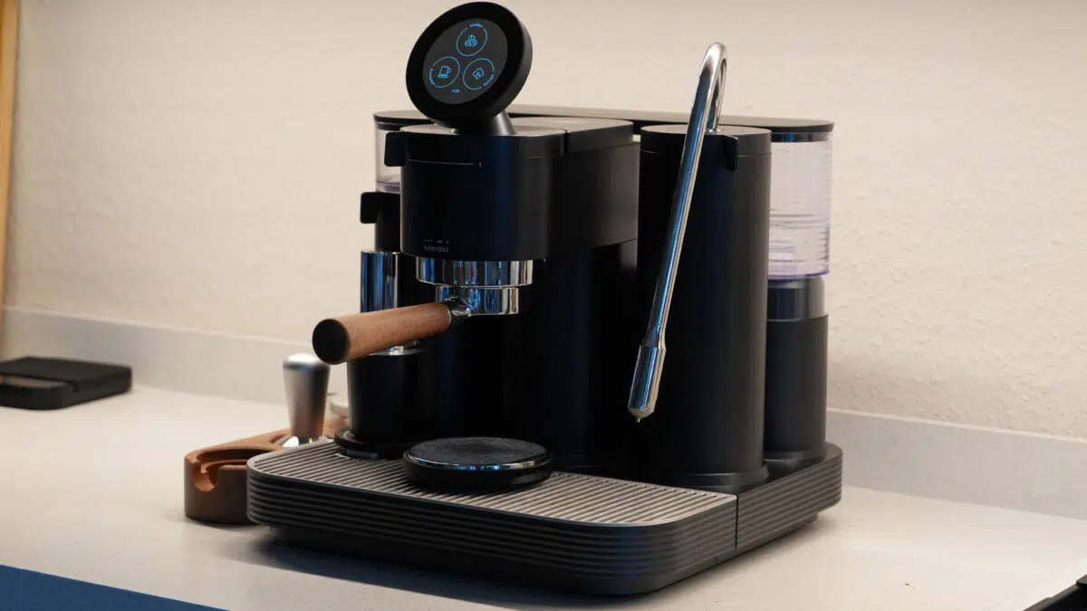 Meraki Espressomaschine Closeup Meraki Espressomaschine Closeup