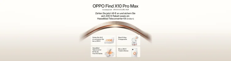 OPPO Find X10 Aktion OPPO Find X10 Aktion